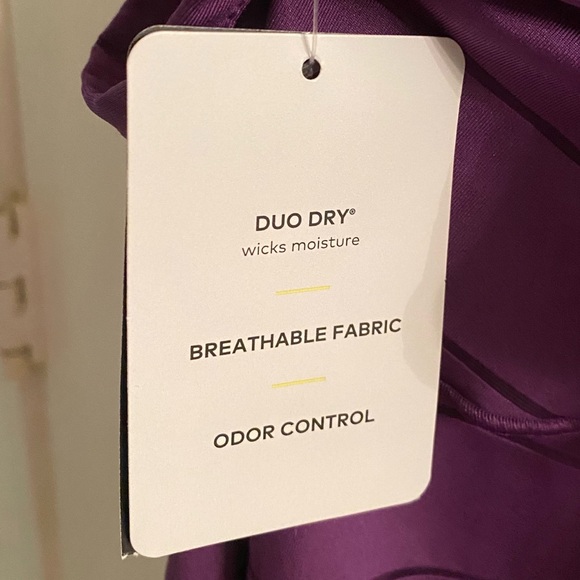 NWT C9 Champion Sheer Stripes Crisscross Back Ruffled Strap Tank Top - Picture 7 of 9